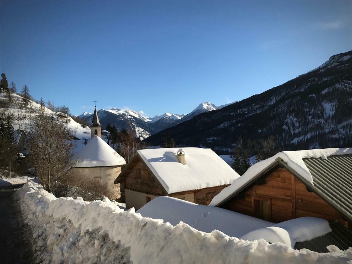 Le Gabion, luxueux appartement avec 10 couchages et sauna, Serre chevalier Vallée Saint-Chaffrey Esterno foto